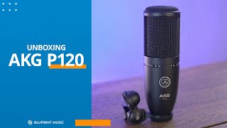 Unboxing AKG P120  Micrófono condensador [upl. by Helgeson]