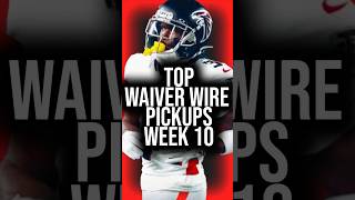 Top Fantasy Football Waiver Wire Pickups for Week 10 [upl. by Patricio]