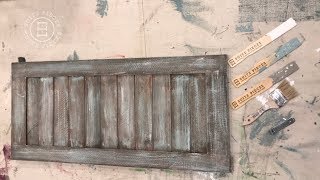 How to do a drybrush technique with chalk type paint [upl. by Icyac]