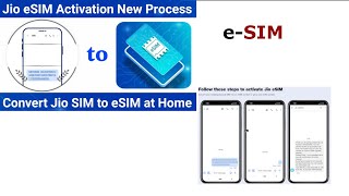 eSim Activation  Jio  Easy steps to activate  transfer eSIM from old to new device  gizmohub22 [upl. by Thynne]