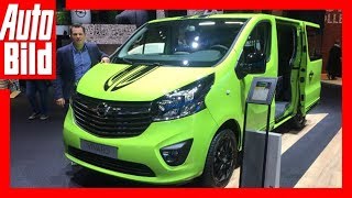 Opel Vivaro IAA 2017 ReviewDetailsErklärung [upl. by Drarrej446]