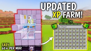 NEW UPDATED XP FARM in Minecraft 121 Bedrock [upl. by Kaye629]