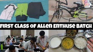 First Day Of Allen Enthuse BatchA Day Of Life Of Allenite  A Day Of Life of Neet Aspirants in Kota [upl. by Eita]