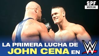 La Primera Lucha de JOHN CENA en WWE [upl. by Neit233]