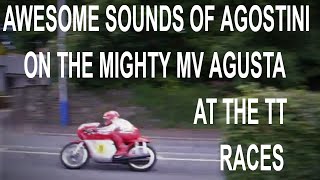 GIACOMO AGOSTINI ON THE 3 CYLINDER MV AGUSTA 500 ISLE OF MAN TT RACES PARADE LAP 2011 [upl. by Kristofor]