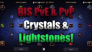 2024 BIS PvE amp PvP Crystals amp Lightstones Guide  Black Desert Online [upl. by Reel]