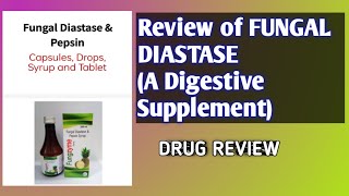 Review of Fungal Diastase Digestive Supplement [upl. by Anerec431]