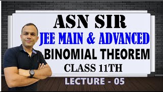 Binomial Theorem  Lecture 5  Summation of Series [upl. by Kaycee]