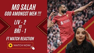 Liverpool 21 Brighton Reaction  Slots in game tactics  Salah The Egyptian King  Best Weekend [upl. by Eltsryk420]