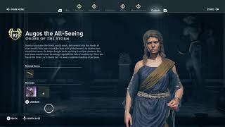 Augos All Seeing Ancient Location Statue Poseidon Achaia Location Achievement AC Odyssey [upl. by Nove]