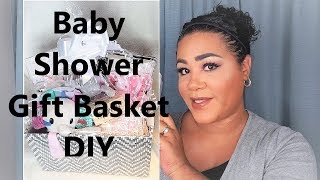 Baby Shower Gift Basket Idea  Dollar Tree  Target Ross Marshalls  TJMAXX [upl. by Lucas]