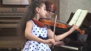 Rigodon L K Daken  Performed by 7 years old Victoria Zakaryan [upl. by Gere]