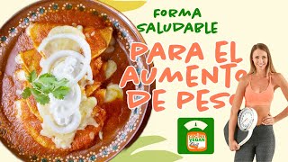 Aumenta peso y masa muscular de manera saludable  Cocina Vegan Fácil [upl. by Yllek]