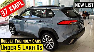 💥5 लाख में सबसे Best Cars💥  Cars Under 5 Lakhs Rs in India 2023  best mileage cars under 5 lakhs [upl. by Ramej]