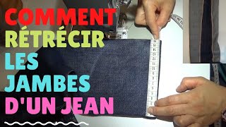 Comment RÉTRÉCIR les JAMBES dun JEAN de façon PRO [upl. by Reedy]