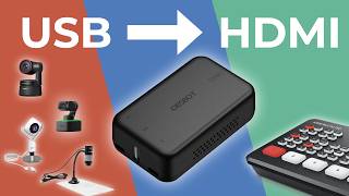 How to convert USB webcams to HDMI with the OBSBOT UVC Converter [upl. by Lipski]