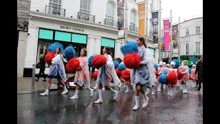 Claddagh School Band Leads the Galway Oyster Festival Parade 2023 [upl. by Nader]