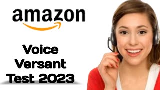 Amazon Voice Versant Test 2023 With Answers [upl. by Harvard23]