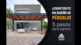 ¡Construye un diseño de pérgola 5 pasos para lograrlo [upl. by Barbette562]