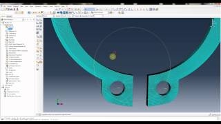 ERing retaining ring installation Abaqus [upl. by Nissie935]