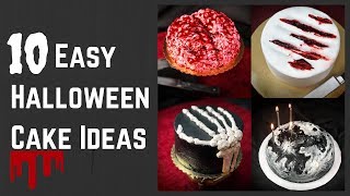 10 Easy Halloween Cake Decorating Ideas [upl. by Nadiya534]