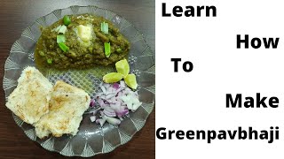 Learn how to make green pav bhaji Tasty amp Healthy Recipe  Neetas kitchen [upl. by Ardnohs]