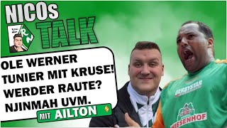 Ailton über Ole Werner  Budenzauber mit Max Kruse  Formation Werder Raute UVM [upl. by Nagear]