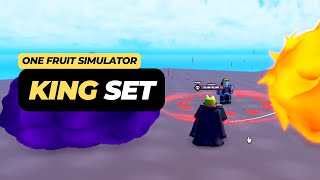 How to Get King Set in One Fruit Simulator [upl. by Arezzini]