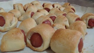 How to make Puff pastry Wurstel Rolls [upl. by Lanta]