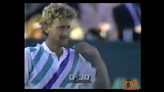 Miloslav Mecir v Ivan Lendl 🔥 Key Biscayne 1987 [upl. by Nema232]