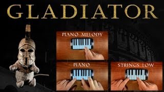 Gladiator  Theme Medley PianoOrchestra on Phone [upl. by Virge]