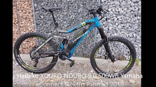 Haibike XDURO NDURO 9 0 500Wh Yamaha PWX Ontube eConnect Shimano XT Elektro Fahrrad 2018 [upl. by Vickey]