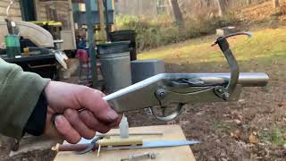 Firing the Matchlock Dagger amp Matchlock Pistol [upl. by Kipp]