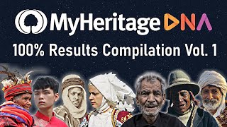 MyHeritage DNA  100 Results Compilation [upl. by Akemihs]