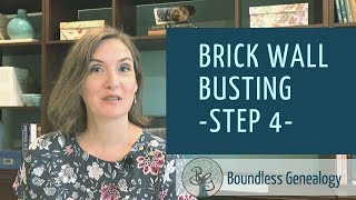 Genealogy Brick Wall Busting Step 4  Make a Research Plan [upl. by Etti434]