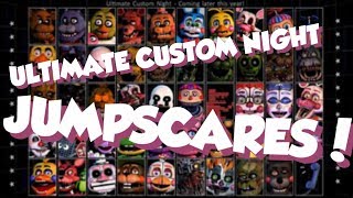 ALL JUMPSCARES  VOICES IN ULTIMATE CUSTOM NIGHT  FNaF Ultimate Custom Night [upl. by Olaf]