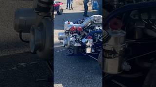 Huge no prep procharged carautomobile dragracer dragracinglife motorsport noprepracing racing [upl. by Gadmann]