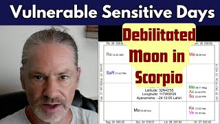 Debilitated Moon in Scorpio this Week  Feeling Vulnerable Sensitive but Devotion is Possible [upl. by Isnam]