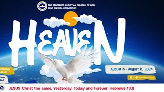 RCCG 72ND ANNUAL CONVENTION 2024  THEME HEAVEN  RCBC GRADUATION [upl. by Gruchot]