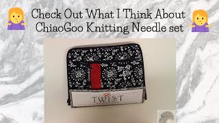 ChiaoGoo Twist Red Lace Interchangeable Knitting Needle Set Review [upl. by Shultz]