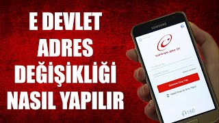 E DEVLET ADRES DEĞİŞİKLİĞİ NASIL YAPILIR [upl. by Dacia]