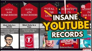 The Most Insane YouTube Records Ever [upl. by Conner422]