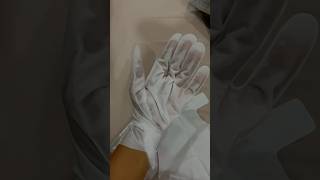 Tried exfoliating hand peeling mask shortsfeed shortsvideo ytshorts trending viral peelingmask [upl. by Abbi]