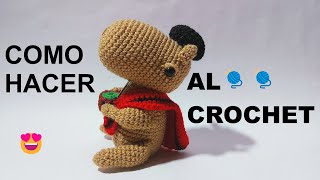 Como HACER un CARPINCHO al CROCHET  amigurumi🧶 [upl. by Meyeroff878]