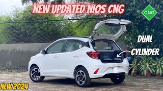 अब swift कौन लेगा😂 Grand i10 Nios Sportz CNG 2024🔥 Hy Cng Duo  Grand i10 Nios Cng 2024 [upl. by Yenruogis]