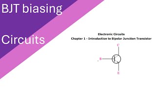 BJT biasing circuits chapter 2 [upl. by Sokairyk358]