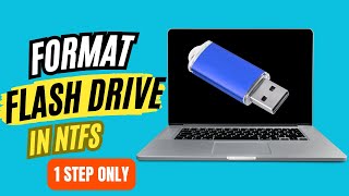 How To Format Flash Drive USB Drive To NTFS File System in Windows 11 2024 [upl. by Ybot]