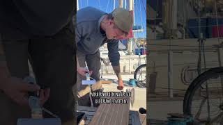 Aus alt mach neu⛵️Segelbootrefit refit segelboot segeln boatwork karlocean ausaltmachneu [upl. by Buchanan]