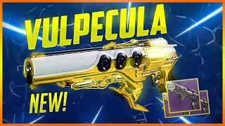 How To Get Vulpecula FAST amp EASY INSANE Stasis Handcannon Perks God Roll Guide  Destiny 2 [upl. by Welton]