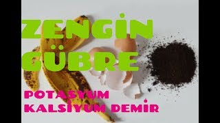 ORGANİK ZENGİN GÜBRE  KALSİYUM POTASYUM DEMİR [upl. by Derina]